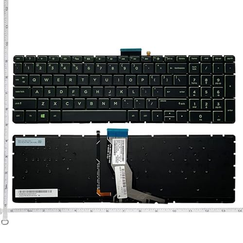 HP 15-DY 15M 15g-br 15g-bx15s-eq 15s-er 15s-fr 15s-fq 15Q-BD 15-CC 17G-BRTPN-C129 C130 Q192 Q193 Q191 用 US ノートパソコンキーボード(US Green