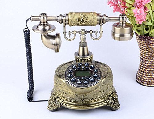 Téléphone fixe ancien créatif continental version 3 pour décoration home vintage