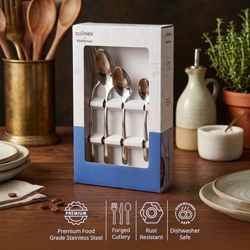 Image of Dora 18 /8 Stainless Steel 24-Piece Cutlery Set | Elegant Mirror Finish | Dishwasher Safe | Ideal Gift for Every Occasion