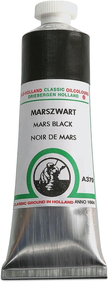 Classic Oil Color - Mars Black 40ml Tube 40ml Tube