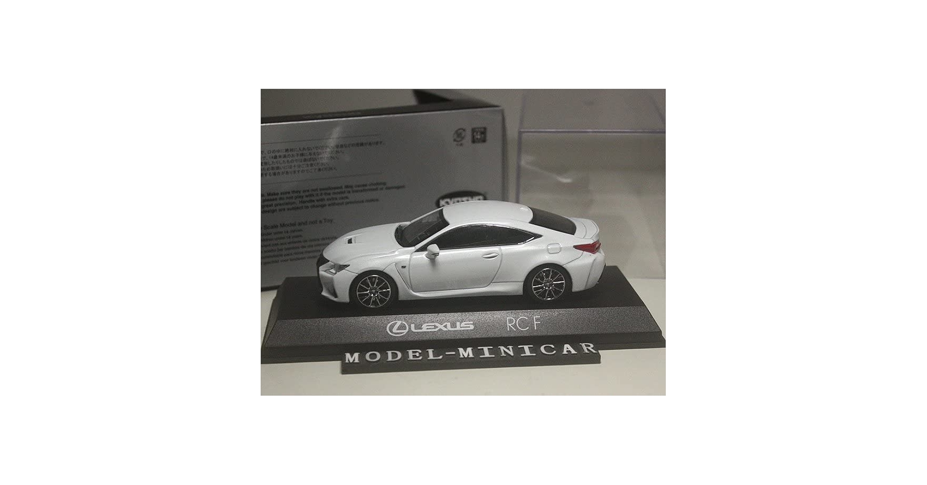 【KYOSHO】京商1/43スケール　レクサス　RCF 京商モデルカーの最新作「レクサスRC F」が43分の1スケールで