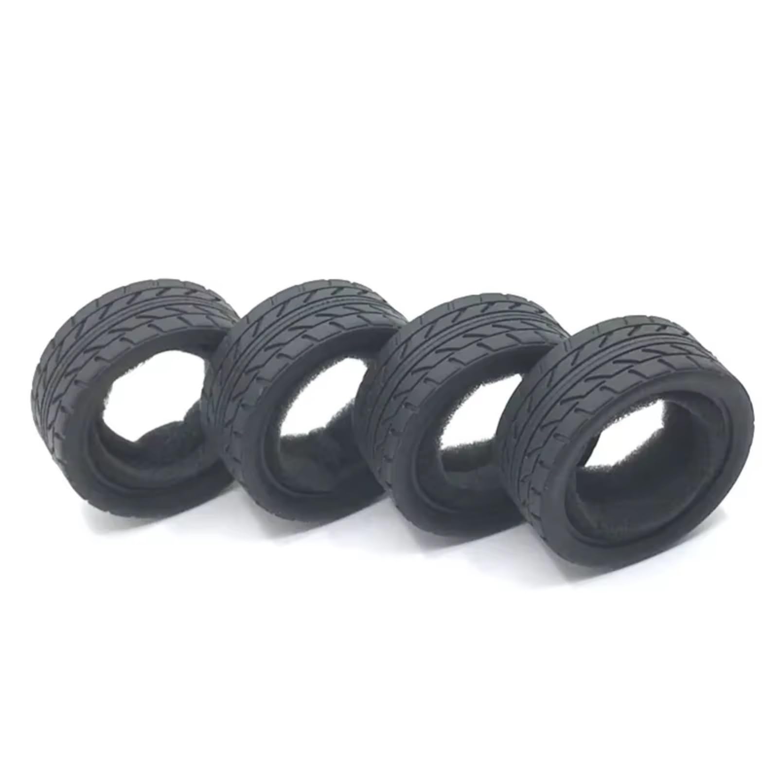 Części zamienne do Sakura do Traxxas dla HSP dla Tamiya dla HPI dla Kyosho dla RedCat 1/10 4 sztuki 65mm RC On-Road Drift Touring Gumowe opona do samochodu (czarne)