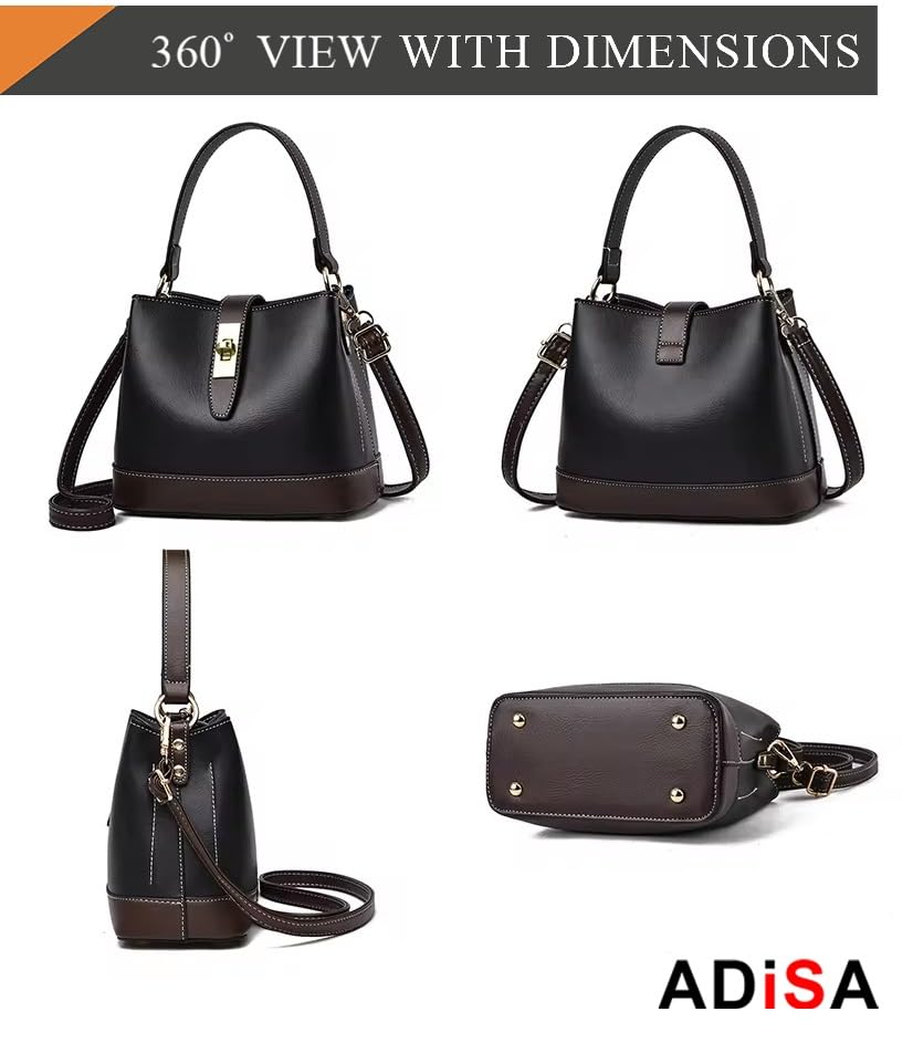 Image of ADISA Women's Girls Bucket Cross Body Bag with Sling (SL5139)