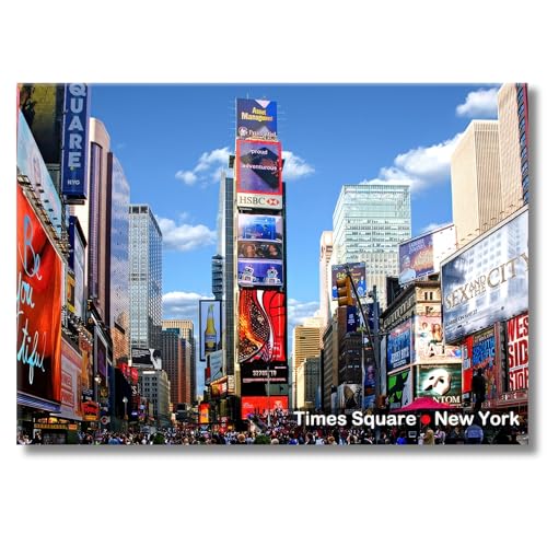 Imán Decorativo Rectangular Times Square
