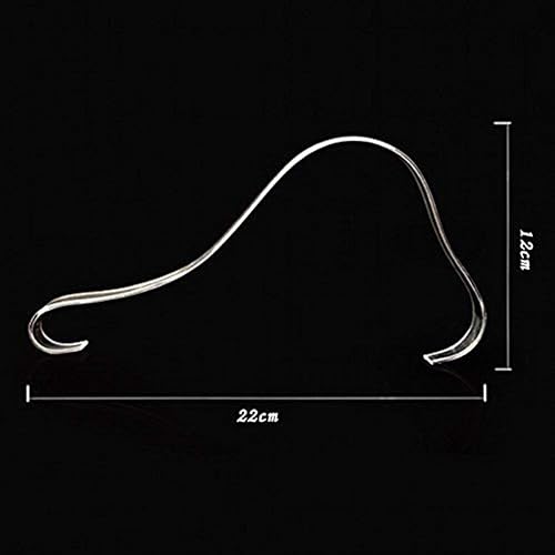 Miniatura 3 de mollensiuer 20 piezas de soporte de exhibición de zapatos de sandalias transparentes soportes de zapatos formadores insertos para zapatería, tienda