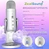 zealsound USB Condenser Microphone for PC Laptop Phone, Plug & Play Desktop Microphone with Noise Reduction, Mute, Gain & Echo, Studio Podcast Mic for Gaming, Streaming, ASMR & Recording, k66 Silver #3