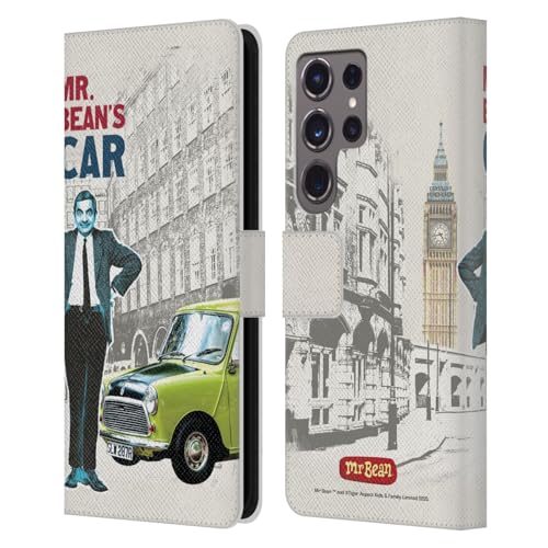 Samsung Galaxy S24 Ultra 5G étui portefeuille cuir Mr Bean Art de Londres