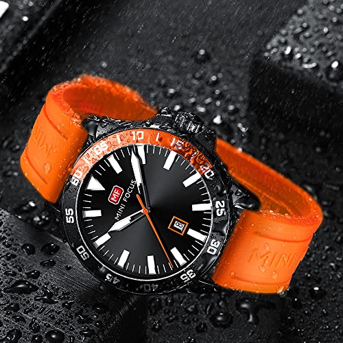 Image of AIMES Mens Watches Chronograph Waterproof Sport Military Watch for Men Analog Quartz Movement Stylish Wrist Watch Elegant Gift Watch for Men