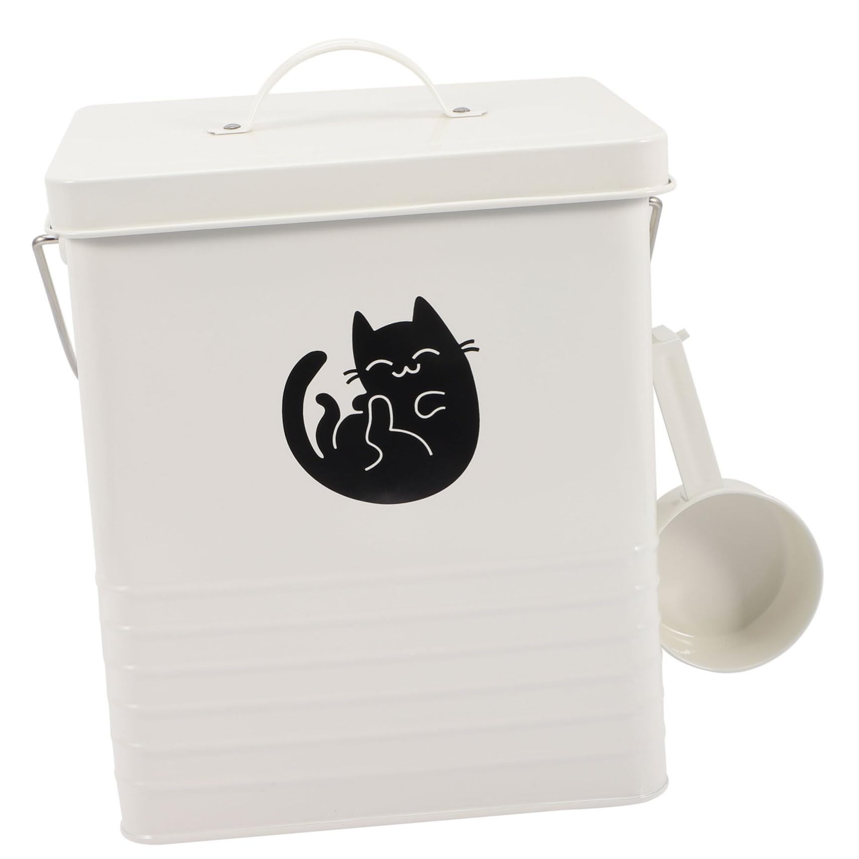 Garneck Contenitore Per Cibo Per Gatti Con Coperchio Comodo Contenitore Per Snack Per Cani Secchio Per Conservare Cibo Per Gatti Materiale Di Resistente e Durevole Accessori Per Cani