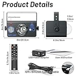 Party Lights Dj Disco Ball Light, LED Stage Strobe Lights Sound Activated with Remote Control for Xmas Club Bar Parties Holiday Christmas Birthday Wedding Home Decorations - Image 4