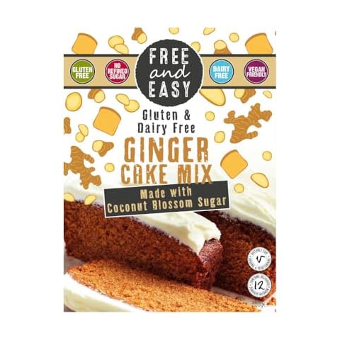 Free and Easy Gluten Free Ginger Cake Mix Cover
