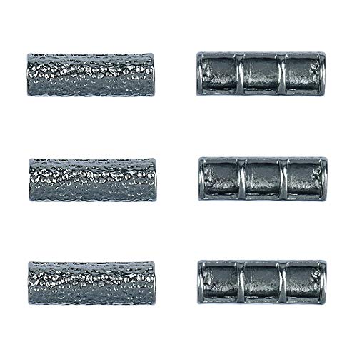 Bead Connectors for Watch Band Making (3 Pack) Black 24mm