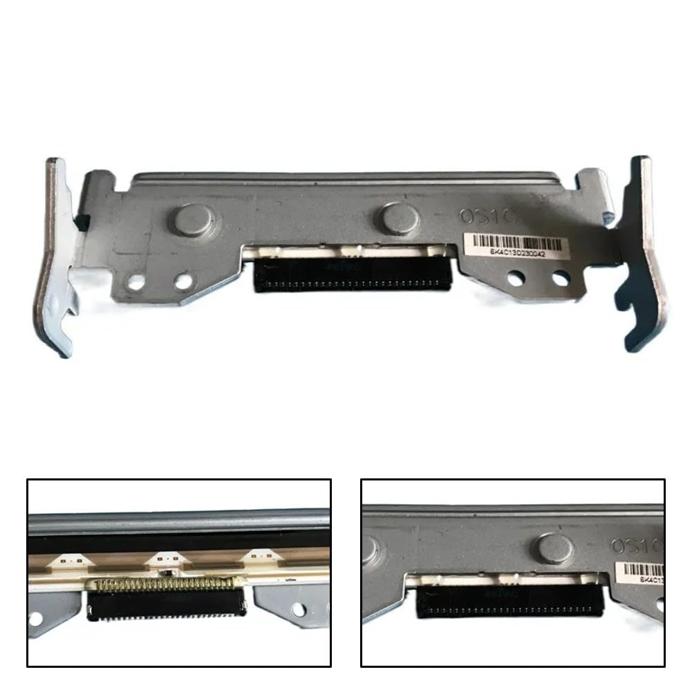 QOXEZY Termiczna głowica drukująca 2133238 do drukarki pokwitowań TM-H6000IV POS, kompatybilna z papierem termicznym 58 mm 80 mm, wymiana bez narzędzi, obsługa Hot-Swap