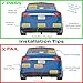 Stickios Non-Magnetic New Driver Stickers - Removable Vinyl Decals for Cars & Windows - Made in USA (10.75x4 inches, 4-Pack)