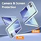 WEYNRBOX Z Flip 7 Hülle,Galaxy Z Flip 7 5G Slim TPU Silikon Claer Case,Samsung Flip 7 Stoßfest Schutzhülle Anti-Scratch Handyhülle Mit Schutzfolie für Samsung Galaxy Z Flip 7-Transparent