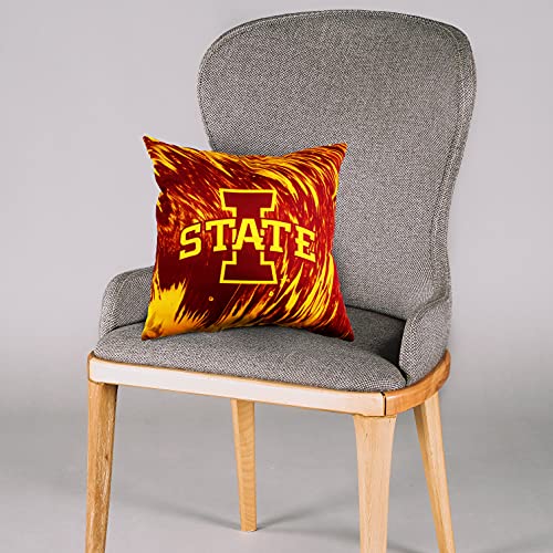 Image of Iowa State Cyclones 2 Sided Color Swept Decorative Pillow, 16 inch, Made in The USA