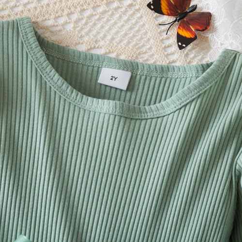 Nileafes Toddler Girl Tulle Long Sleeve Dress Knit Party Bowknot Fall Winter Clothes3