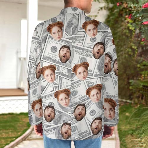 Custom Blazer Jacket for Women Men Personalized Face Couples Blazer Suit Funny Business Casual Christmas Coats Gift3