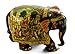 Eurasia Handmade Kadam Wood Elephant With Full Miniature Painting All Around Multi Color 4