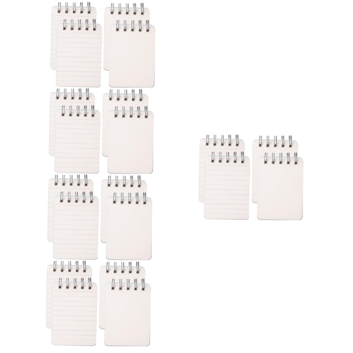 5 Ensembles Mini Cahier Travelers Notebook Cahier De Note Pocket Notebook Cahier Spirale Carnet De Notes Blocs-notes De Bureau Petit Bloc-notes À Bobine Le Fer Blanche 4 Pièces * 5