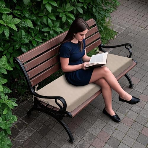 Coussin de banc pour mobilier de terrasse rectangle et dehoussable - 3