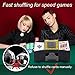 ACMEMAKE 2 Decks Automatic Card Shuffler, Battery Operated Electric Shuffler with USB Cable, Playing Card Shuffler for Card Games, UNO, Blackjack, Texas Hold'em