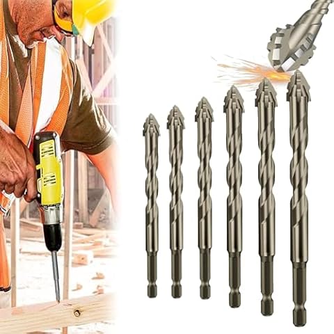 Serrated Drill Bits Set, 10Pieces, Multiple Sizes Cover