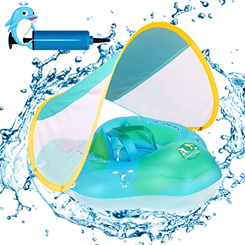 SANOTO Bouee pour Bebe,Bouee Bebe,Bouée Gonflable Piscine avec Auvent,Bouee Bebe Piscine Bouee Bebe 6 Mois-36 Mois Cover