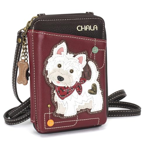 Image of CHALA Wallet Crossbody Cell Phone Purse - Women Faux Leather Multicolor Handbag with Adjustable Strap