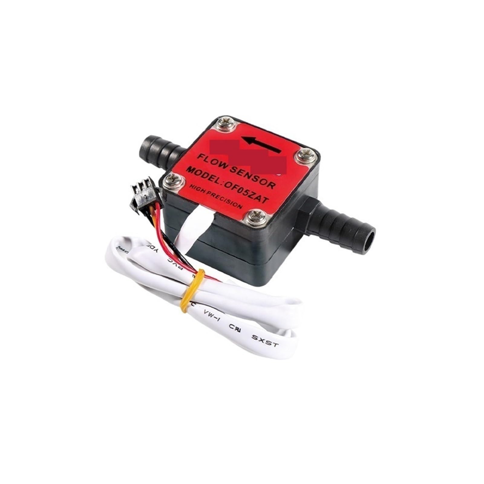 MKHJKIOII 3/8" Hose Gear Flowmeter, 13MM Pagoda Hall Flow Sensor Milk Chemical Oil Meter, Switch For Viscous Liquid DC5~18V(Round cover)