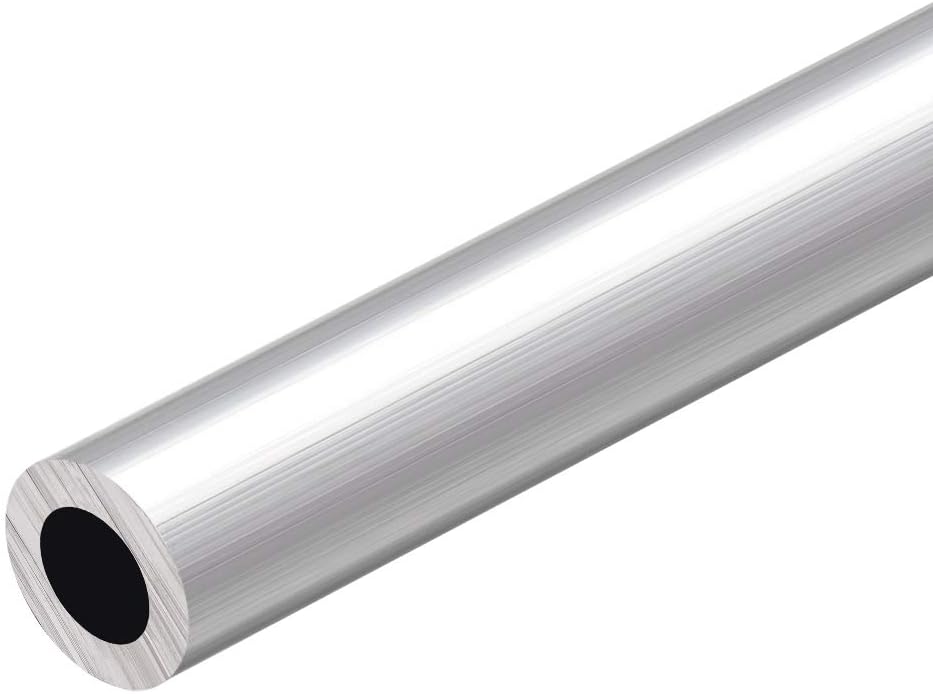 sourcing map 6063 Aluminum Round Tube, 300mm Length 20mm OD 10mm Inner Dia Seamless Aluminum Straight Tubing