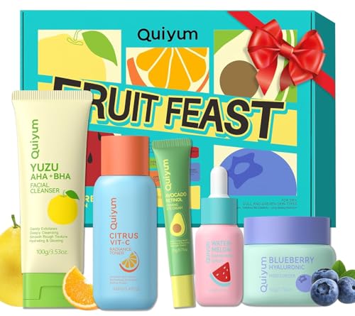 Fruit Skin Care for Teens, 5 Daily Routine Beauty Skin Care Sets ...