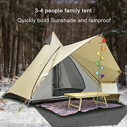 Carpa Tipi Pirámide para Camping GeRRiT para 2 Personas miniatura 2