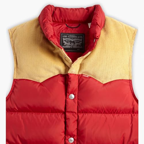 Levi's Western Super Puffer Chaleco Hombre para protegerte del frío sin pesadez 4
