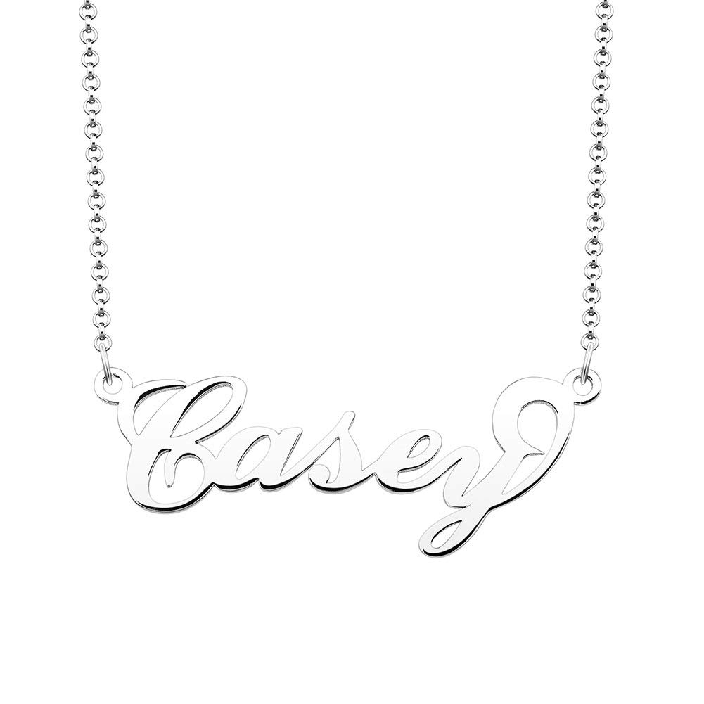 Moonlight Collections Necklace Casey Custom Cursive Necklace