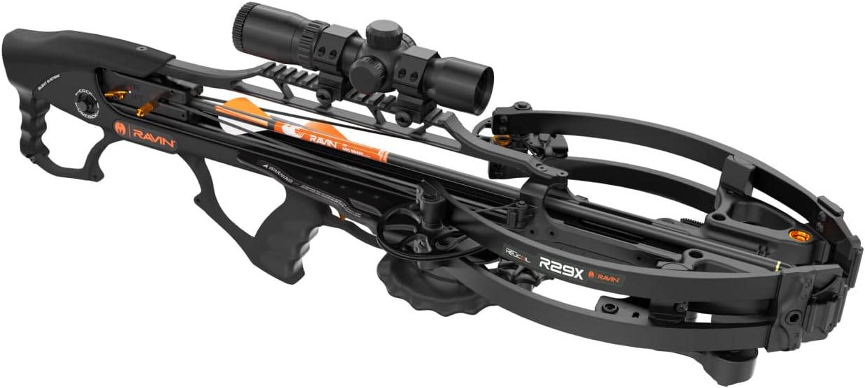 Ravin Crossbows R29X 450 FPS Predator Crossbow Package with Hard Case Bundle (3 Items)