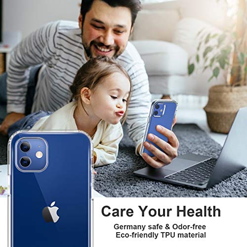 image for Diaclara Designed for iPhone 12 Mini Case, Full Body Rugged with Built