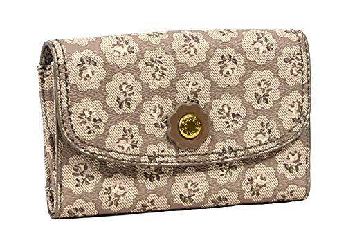 Preisvergleich Produktbild Cath Kidston Geldbörse mit Klappdeckel, mittelgroß, Freston Rose, Taupe