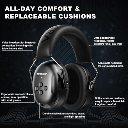 Bluetooth 6.0 Hearing Protection Headphones DROPS TO - image 3