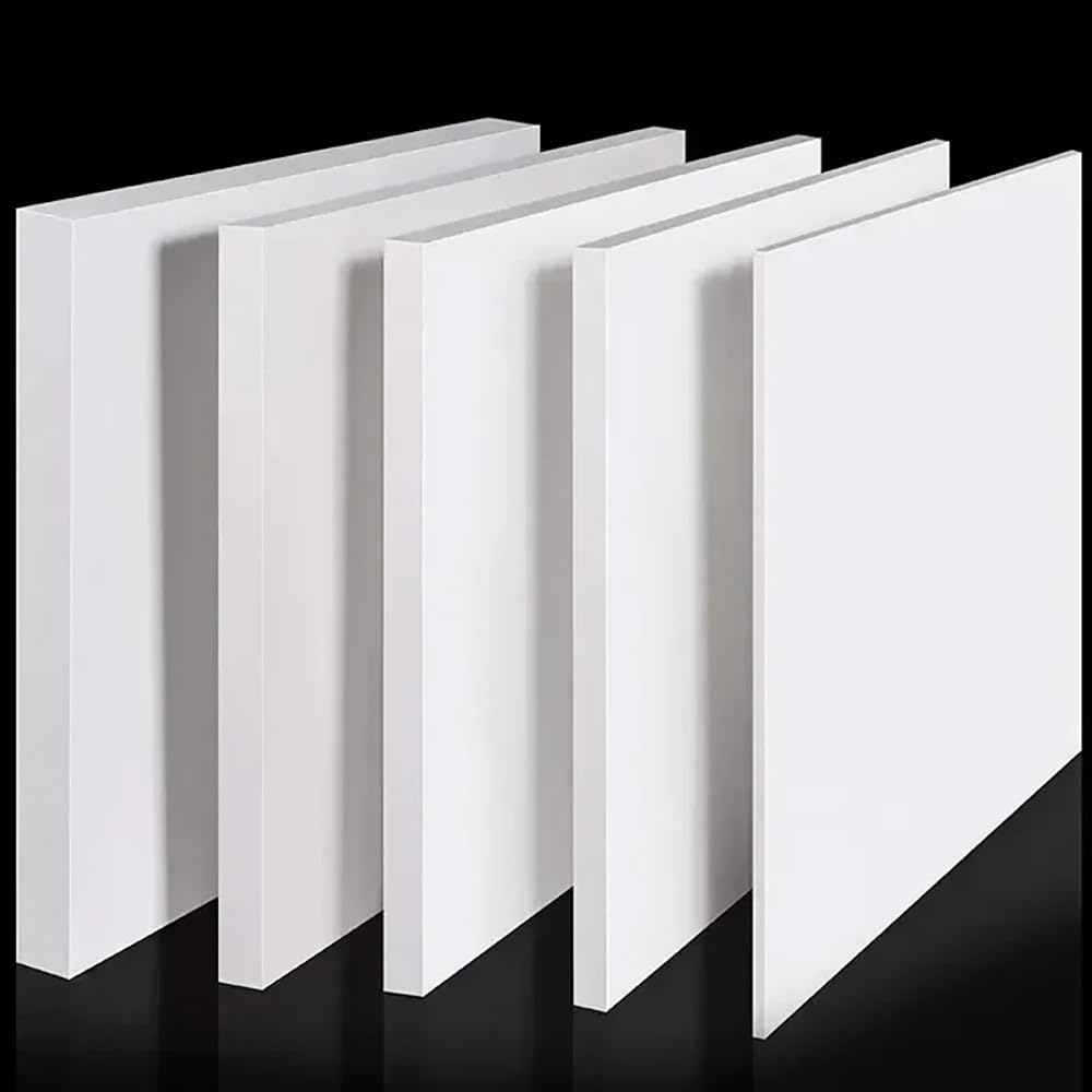 Weiße PTFE-Platte mit einer Dicke von 0,5–20 mm | Vielseitige wiederverwendbare PTFE-Kunststoffplatte for Heimwerker, for DIY-Modellbau und Bastelarbeiten(3x300x300mm)