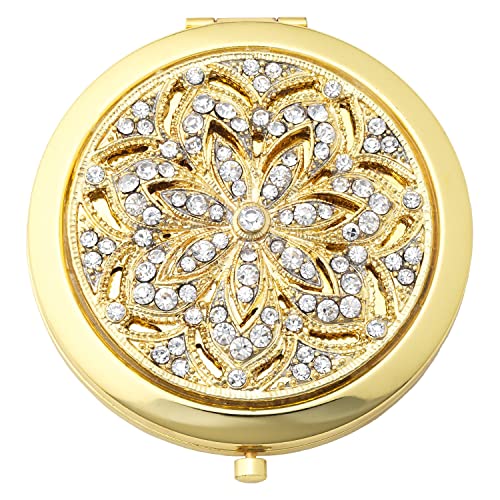 Olivia Riegel Gold Windsor Compact Make up Mirror