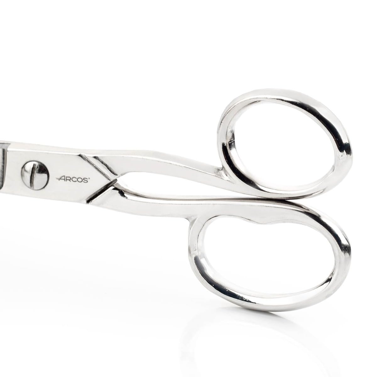 Arcos Tijeras Modista Acero Forjado 19 Cm - Usage Domestique Et Professionnel - Finition Niquelée Argent - Série Style