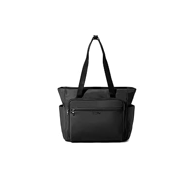 Baggallini Nolita Laptop Tote Tote Handbags Black Twill, Nylon
