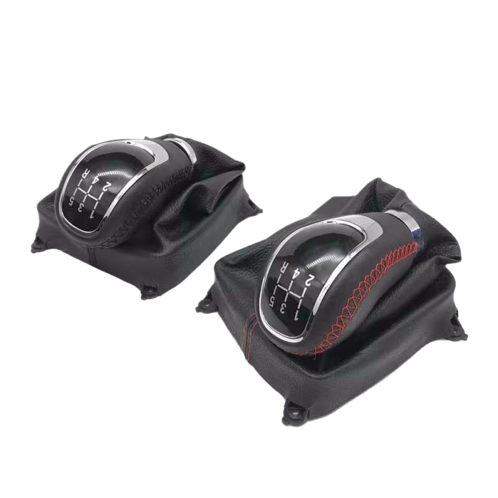 Vsfaroyfs Color Name: Black Stitching Gear Shift Collars Handle Sheath Assy Compatible With Tiggo 5 Manual Shift Sheath Gear Lever Cover(Color Name: Black Stitching)
