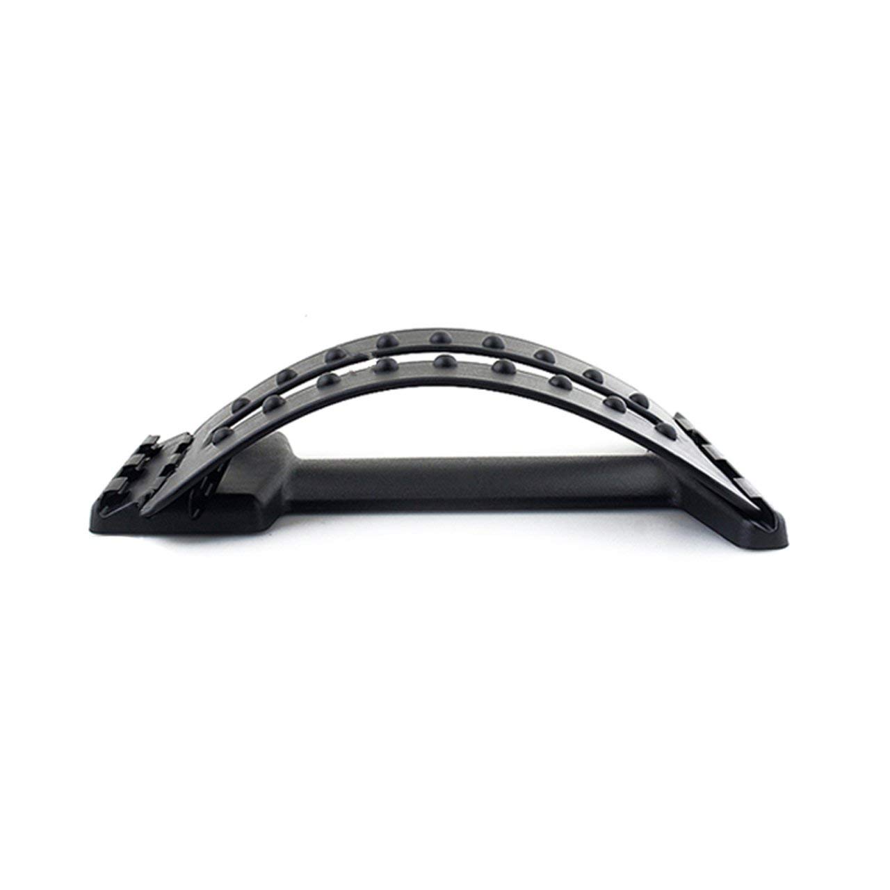 Back Massage Magic Stretcher Fitness Equipment Stretch Relax Mate Stretcher(Black) Jasnyfall