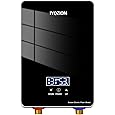 Tankless Water Heater 5.5kw 240V, ECOTOUCH Point-of-Use Digital Display,Electric Instant Hot Water Heater with Self-modulating,Overheating Protection,White