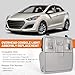 Dilomber Overhead Console Map Light Assembly 92800-A5000-TX Fit for Hyundai Elantra 2013-2017, Map Lamp Assembly 92800A5000TX Car Reading Lights with Glass Box