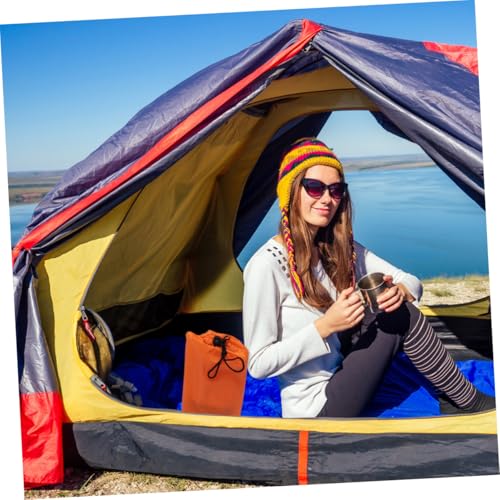 Matelas de camping gonflable léger portable orange GALPADA - 8