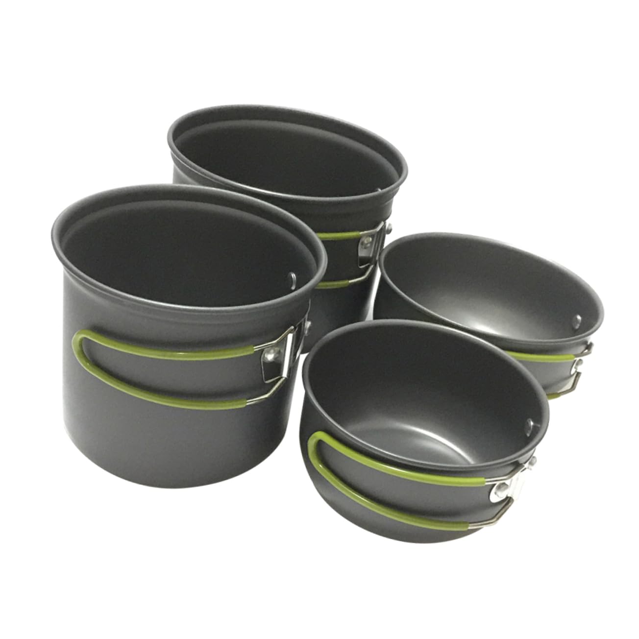 MUSISALY 1Set Outdoor Cooking Aluminium Alloy Camping Cookware Kit and Utensils for Hiking Picnic and Bbq Lightweight and