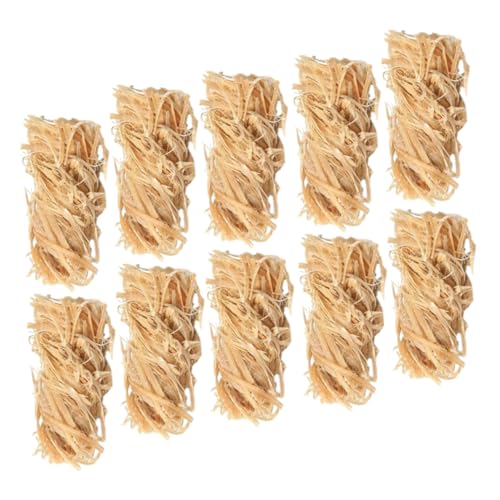 BESPORTBLE 12piezas Unidades De Barras Encendedoras Naturales De Cera y Madera Biodegradable Accesorios para Fogatas De Camping para Quemadores De Leña y Barbacoas para Chimeneas y Fogatas